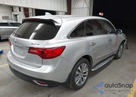 2014 Acura Mdx Technology Pkg W/Entertainment Pkg z USA, uszkodzony, nr VIN 5FRYD4H66EB004746